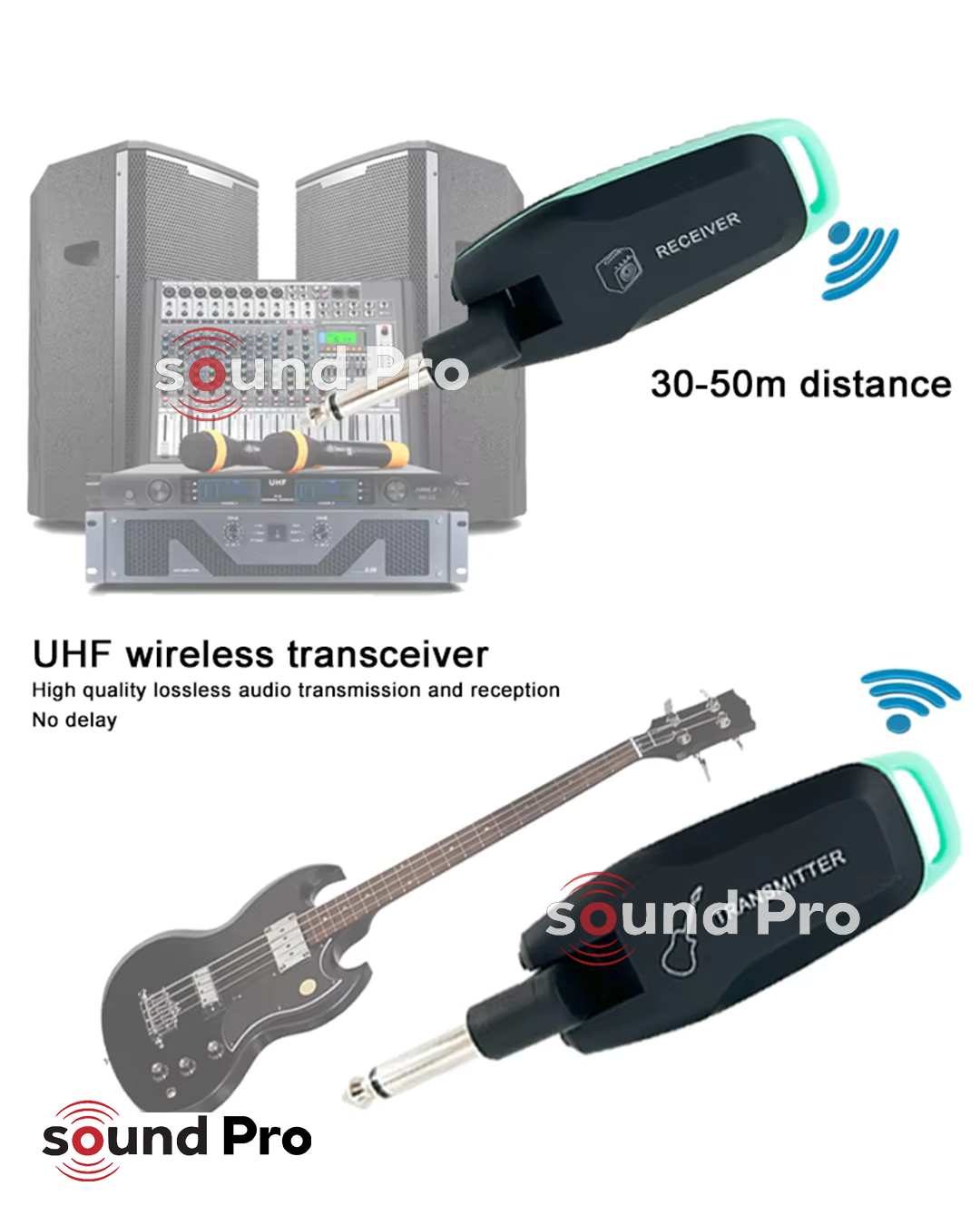 HC-08 Wireless Guitar System