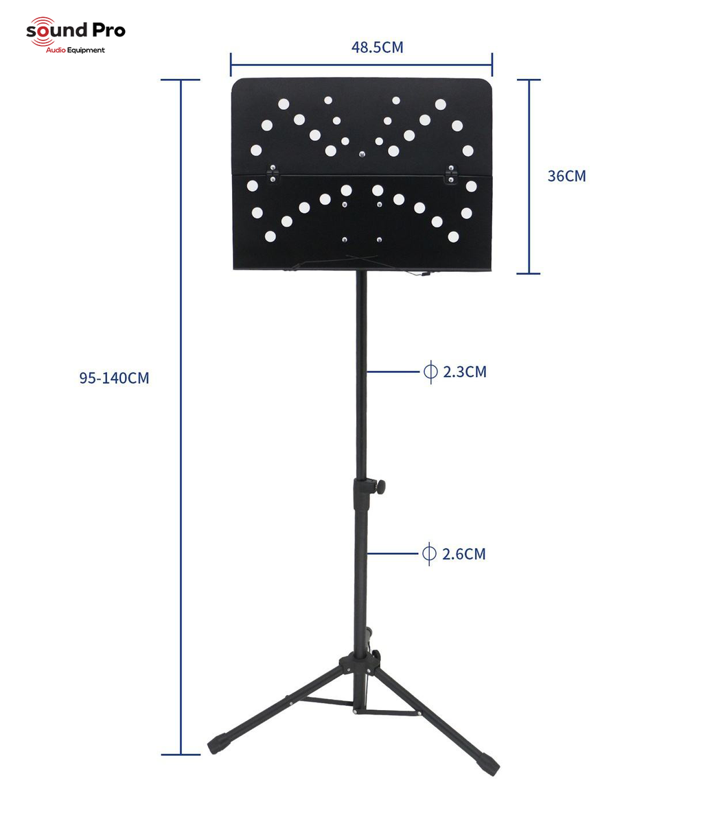 Sound Pro PA510 Adjustable Foldable Music Stand