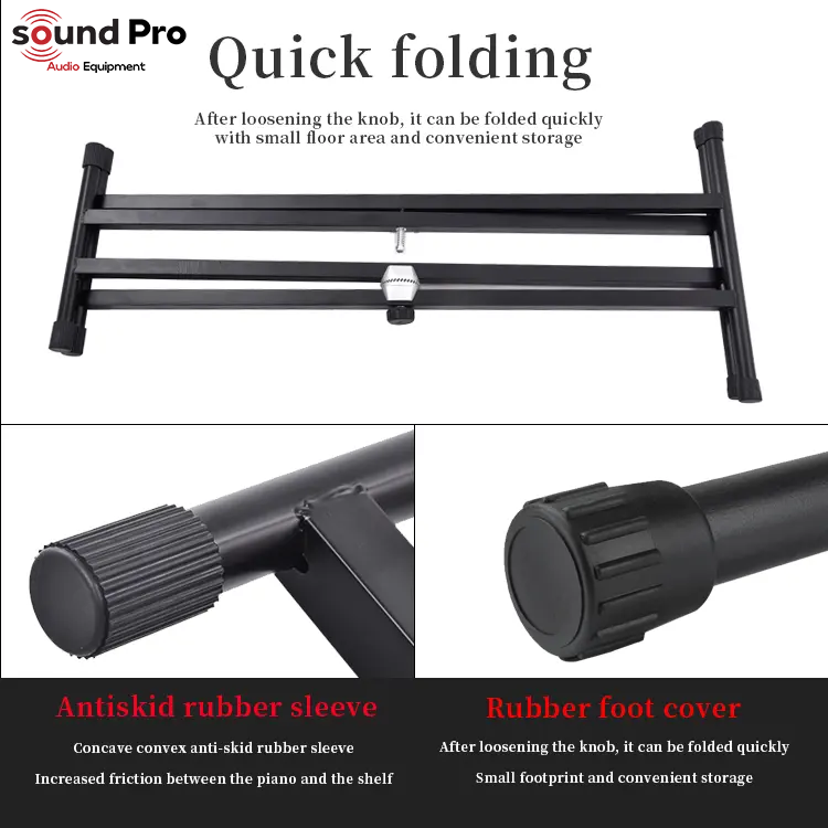 Q-2XA Adjustable X-Style Keyboard Stand