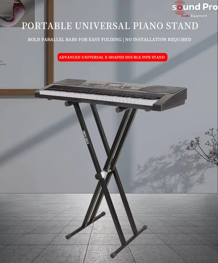 Q-2XA Adjustable X-Style Keyboard Stand