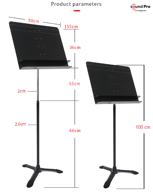 Sound Pro Portable Foldable Music Stand – PA650B